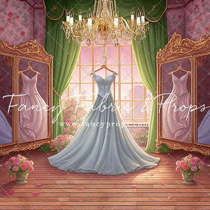 Dress Like A Princess - Ice Blue Dress - With Sweep Option