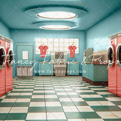 Laundry Day - Blue With Double Washers- With Sweep Option