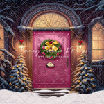 Home For The Holidays - Pink Door Option - with Sweep Option