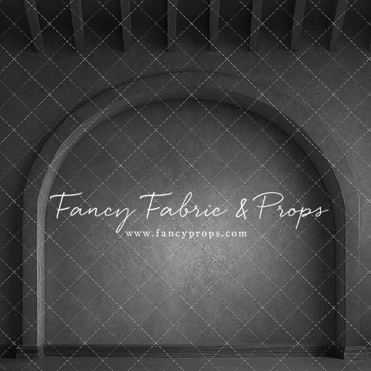 Elegant Charcoal Alcove - Solid Floor - With Sweep Option