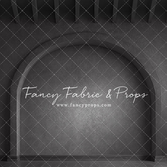 Elegant Charcoal Alcove - Wood Floor - With Sweep Option