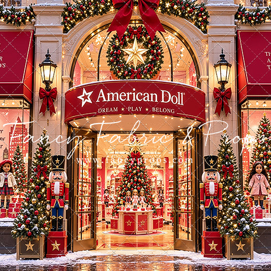 American Doll Holiday - With Sweep Option