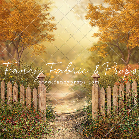 RTS Autumn Forest Trail - 8x8' Wrinkle-Free - Banding/Burn Marks - 60% Off