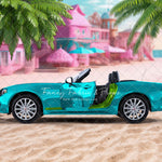 Beach Convertible -Teal Blue - With Sweep Option