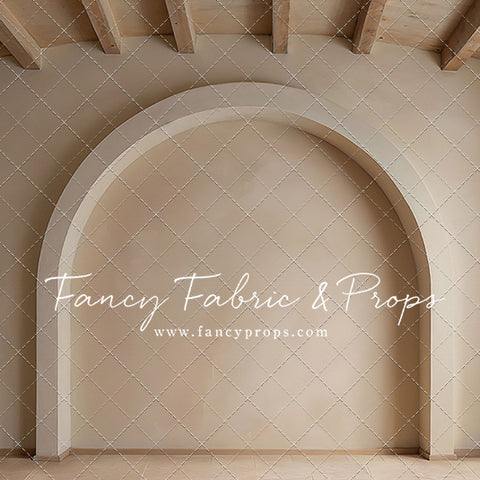 Beige Elegant Arch - Tile Floor - With Sweep Option
