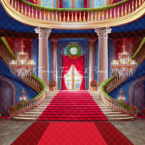 Belle's Royal Staircase - Red Carpet - With Sweep Option