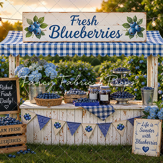 Blueberry Patch Market - With Sweep Option