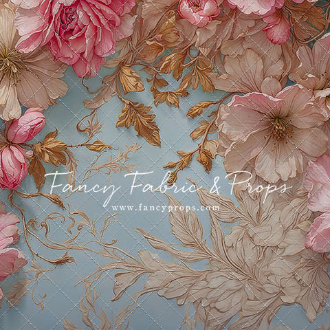 Blushing Petal Tapestry - Horizontal Only