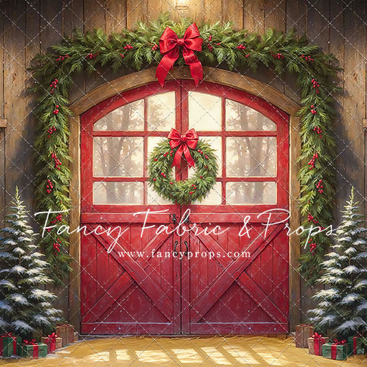 Christmas At The Red Barn - Straw Floor - with Sweep Option