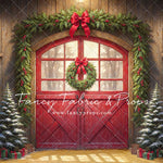 Christmas At The Red Barn - Straw Floor - with Sweep Option
