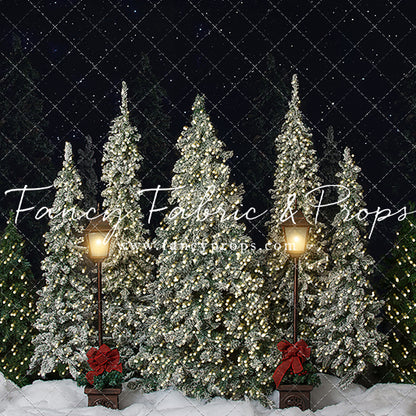 Christmas Cottage Trees