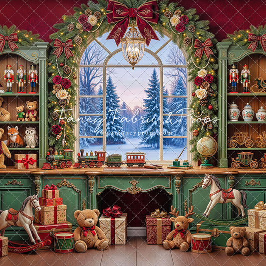 Christmas Toy Cabinet - with Sweep Option