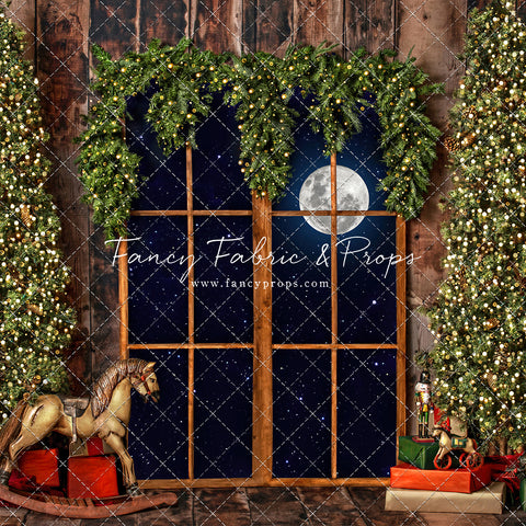 Classic Rustic Window With Trees