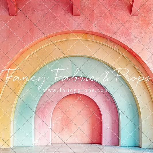 Coral Rainbow Room - With Sweep Option