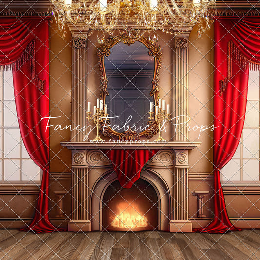 Cozy Up By The Fire - Wood Floor Option - with Sweep Option