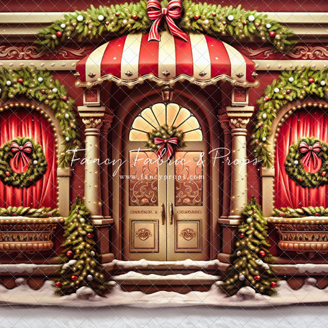 Crimson & Gilt Christmas Emporium - with Sweep Option