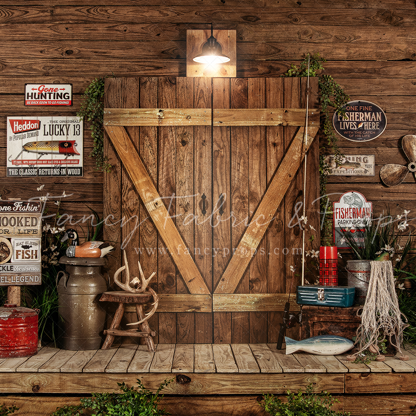 Eat Sleep Fish 60x50" - Littles Collection