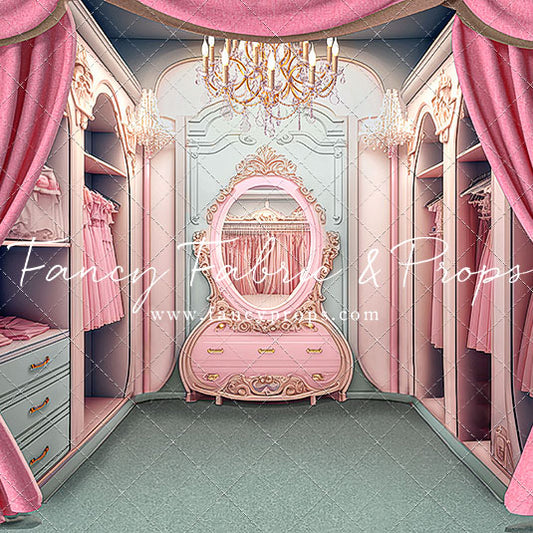 Elegant Armoire - Sage Floor Option - With Sweep Option