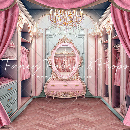 Elegant Armoire - Wood Floor Option - With Sweep Option