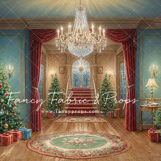Elegant Holiday Hallway - With Sweep Option