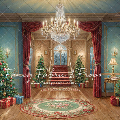 Elegant Holiday Hallway - With Sweep Option