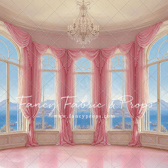 Elegant Summertime Mountain View - Marble Floor - With Sweep Option