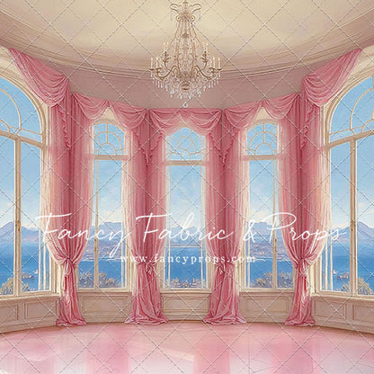 Elegant Summertime Mountain View - Marble Floor - With Sweep Option