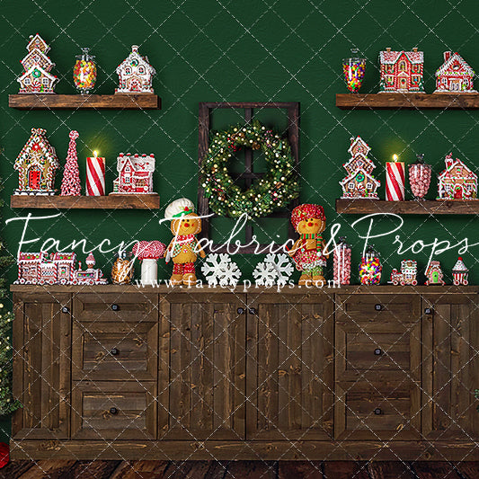 Evergreen Gingerbread Baking Kitchen