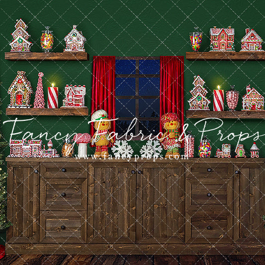 Evergreen Gingerbread Kitchen With A View