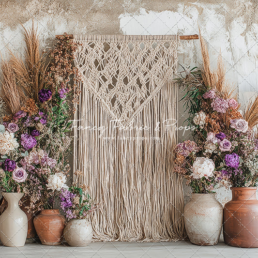 Floral Fringe Haven - With Sweep Option