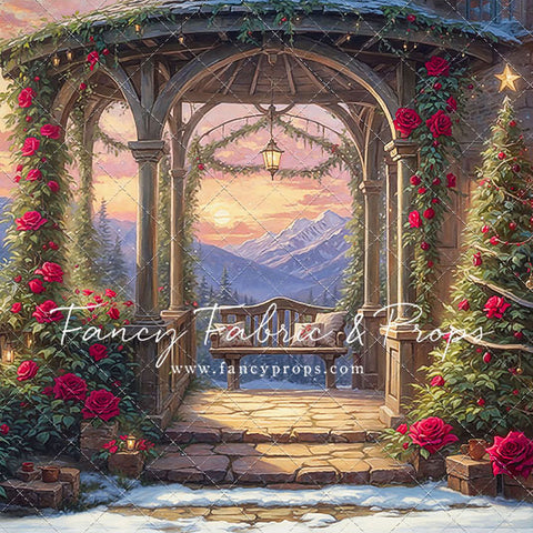 Frosty Rose Pavilion - with Sweep Option