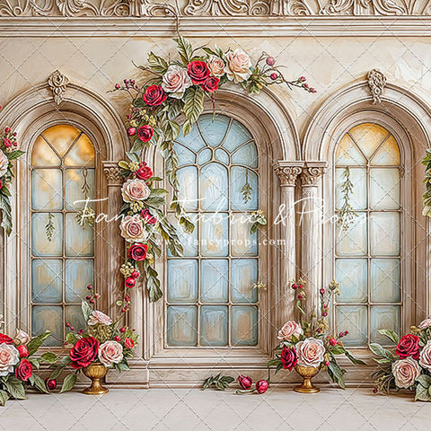 Gilded Holiday Windows - with Sweep Option