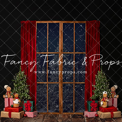 Gingerbread Mantle Window