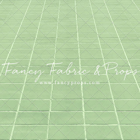Green Tile Mat Floor
