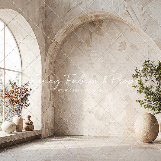 Ivory Vista Arch - With Sweep Option