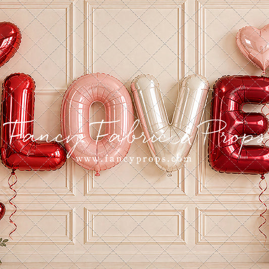 LOVE Balloon Wall - With Sweep Option