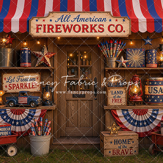 Liberty Sparks Fireworks Stand - With Sweep Option