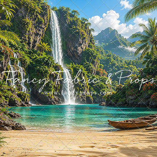Moana's Waterfall - With Sweep Option