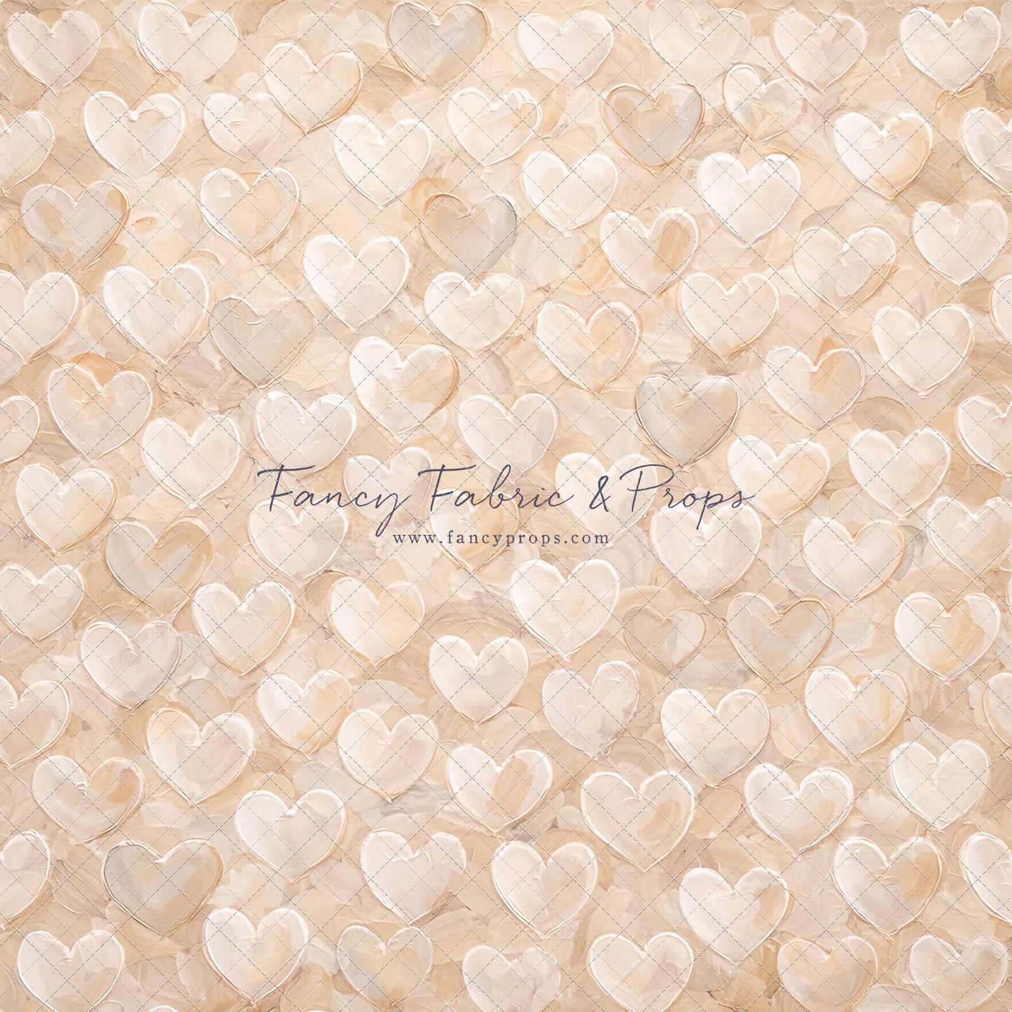 Neutral Abstract Hearts - Petite