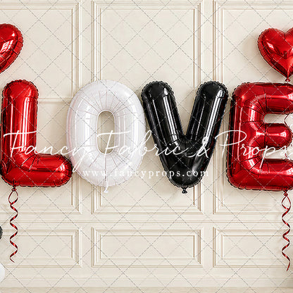 Neutral Love Balloon Wall - With Sweep Option