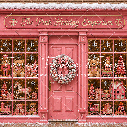 Pink Holiday Store - With Sweep Option