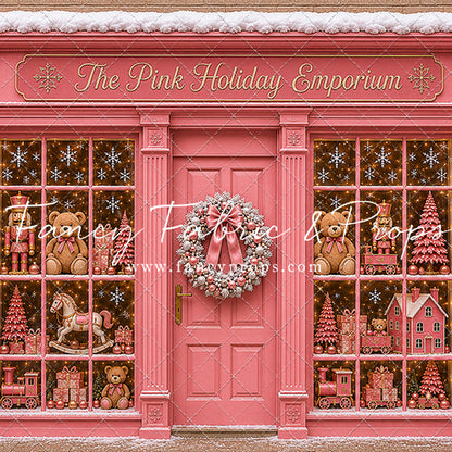 Pink Holiday Store - With Sweep Option