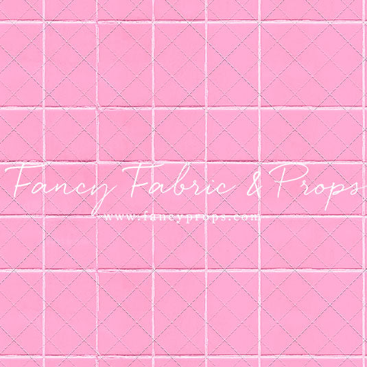 Pink Tile Mat Floor
