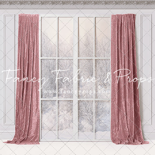 Pretty Pastel Mantle Window