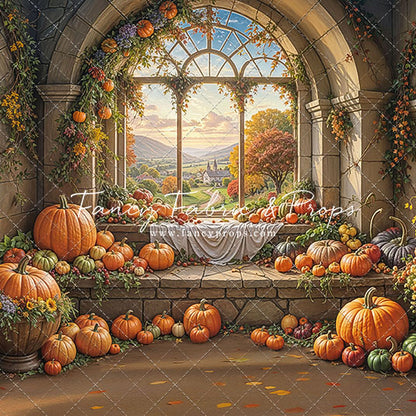 Pumpkin Patch Paradise - With Sweep Option