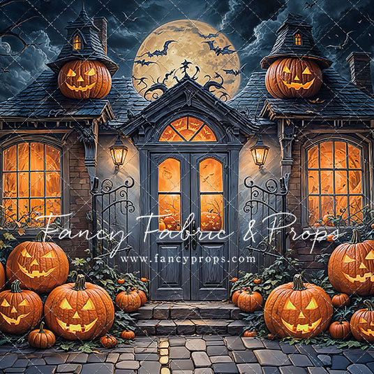 Pumpkin Path to Haunted Manor - With Sweep Option