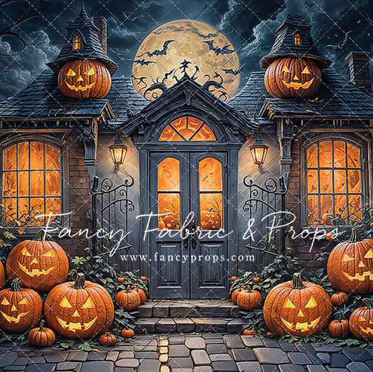 Pumpkin Path to Haunted Manor - With Sweep Option