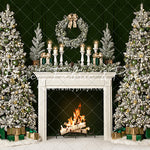 Classy Gold & Greens Mantle