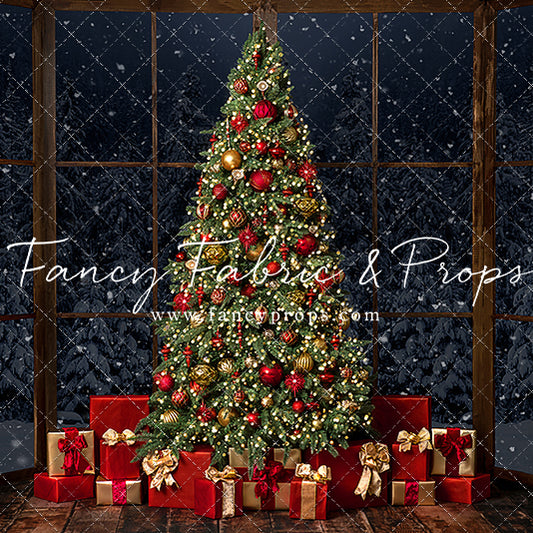 Red & Gold Bay Window