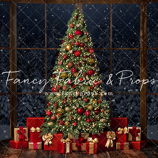 Red & Gold Bay Window